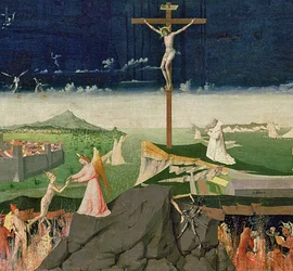 De kroning van de Maagd, voltooid in 1454 (detail van 57626)